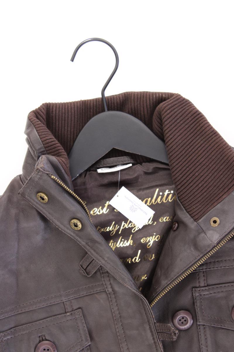 Street One Lederjacke Gr. 40 braun