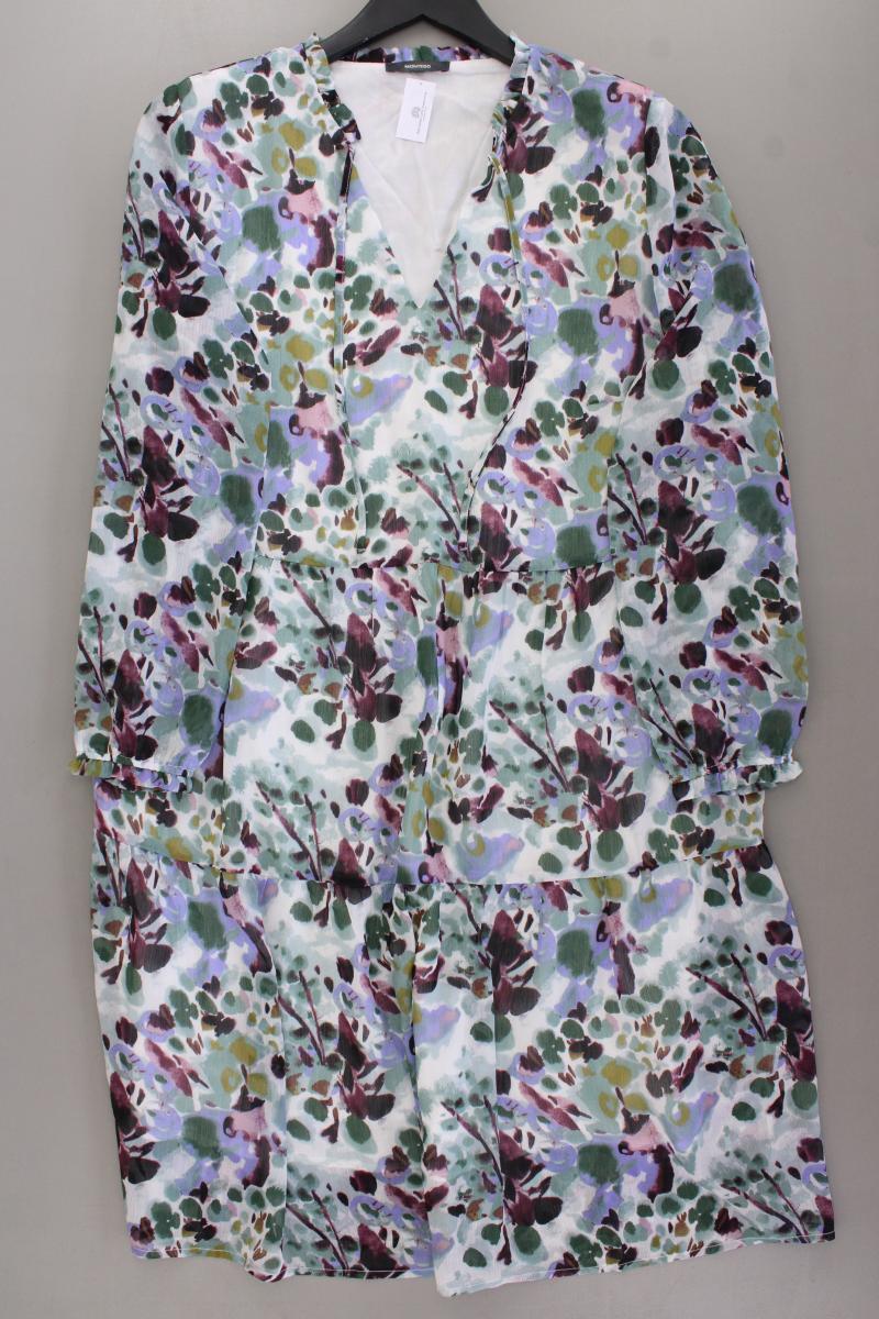 Montego Chiffonkleid Gr. 46 Langarm mehrfarbig