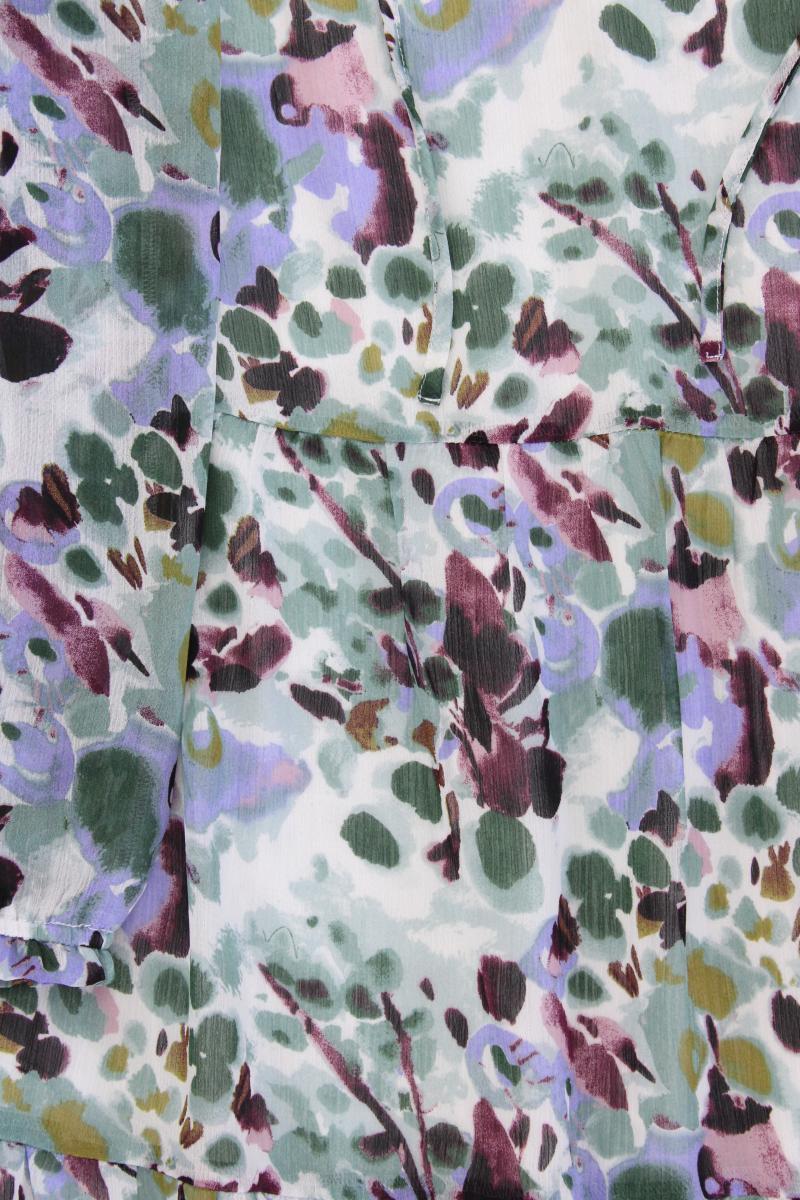 Montego Chiffonkleid Gr. 46 Langarm mehrfarbig