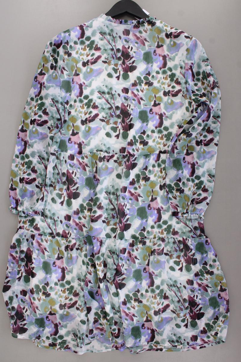 Montego Chiffonkleid Gr. 46 Langarm mehrfarbig