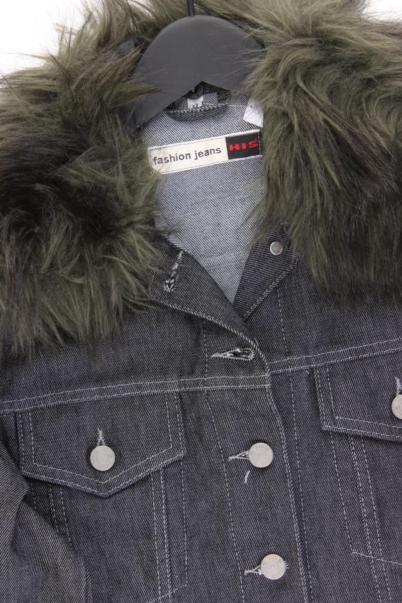 H.I.S. Übergangsjacke Gr. M grau aus Polyester