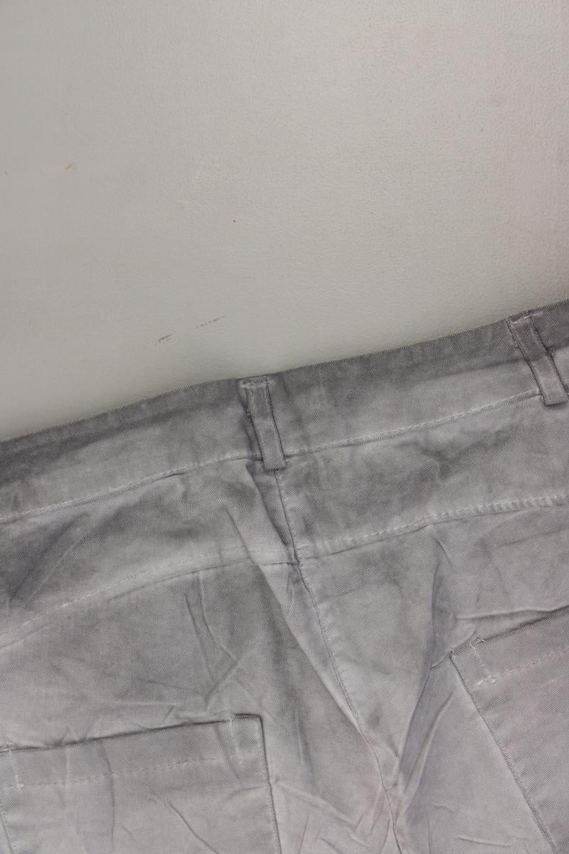 Made in Italy Hose Gr. M neuwertig mit Glitzer silber aus Baumwolle