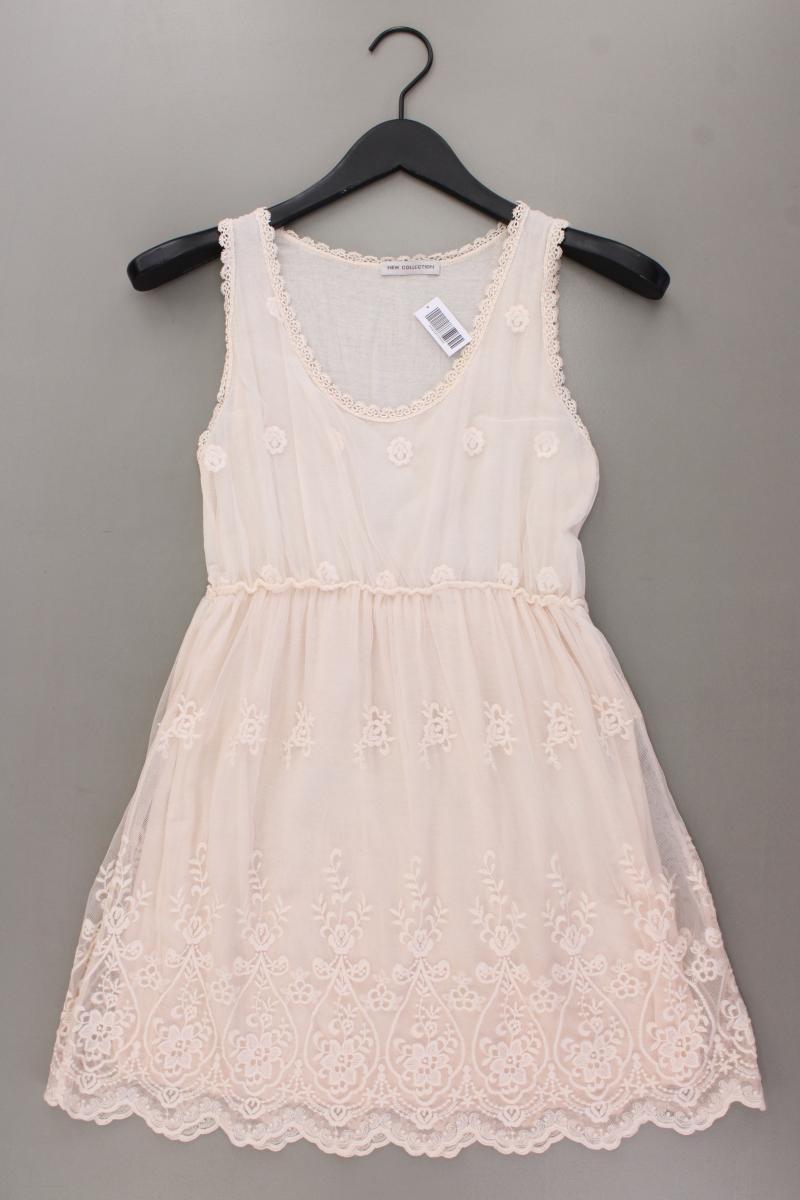 New Collection Minikleid mit Seide Gr. S Träger rosa aus Viskose