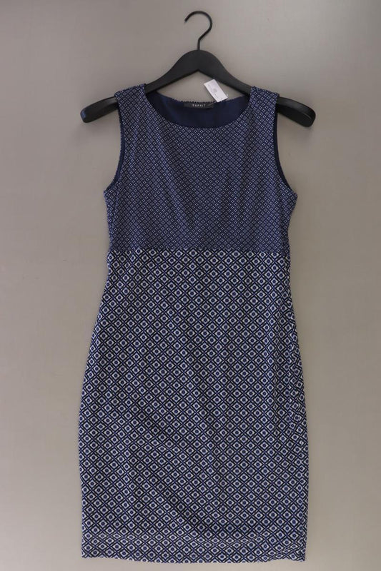 Esprit Midikleid Gr. S Träger blau aus Baumwolle