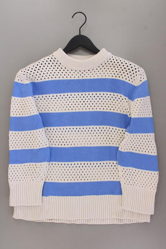 Vero Moda Pullover mit Lochmuster Gr. XS gestreift neuwertig creme