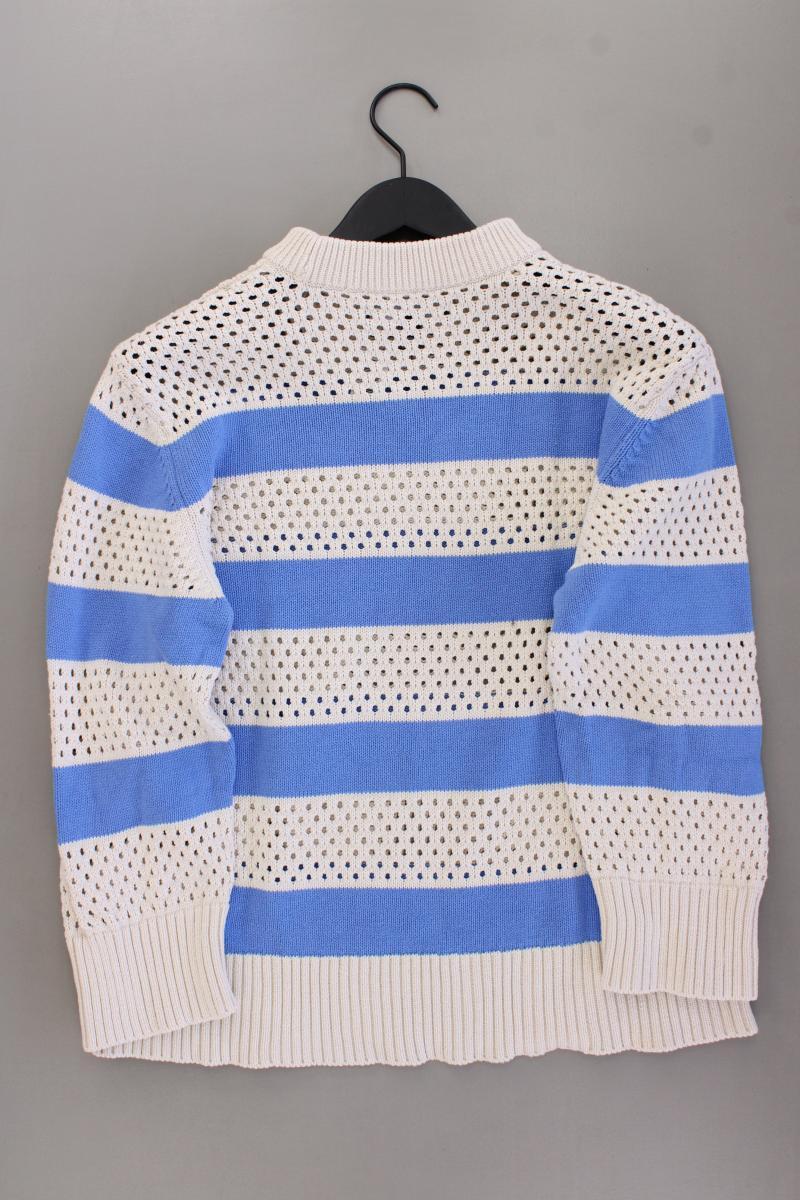 Vero Moda Pullover mit Lochmuster Gr. XS gestreift neuwertig creme
