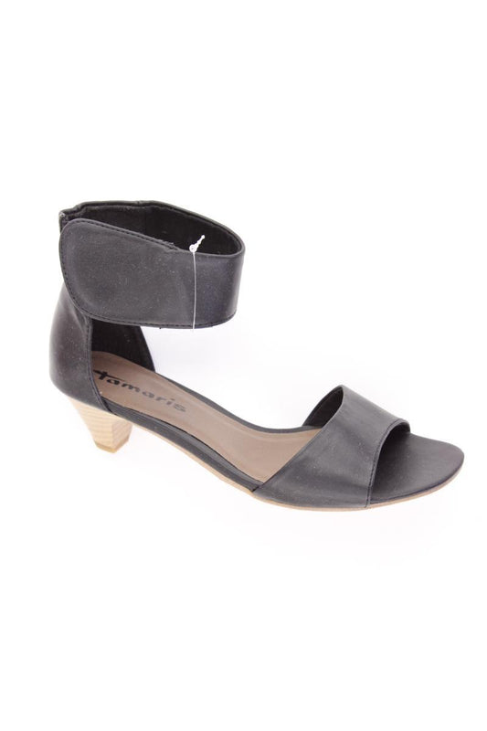 Tamaris Sandaletten Gr. 37 neuwertig schwarz aus Kunstleder