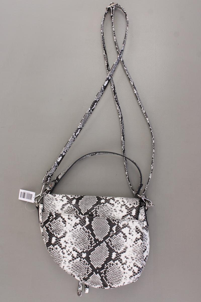 Tamaris Umhängetasche mit Tierdruck grau aus Kunstleder