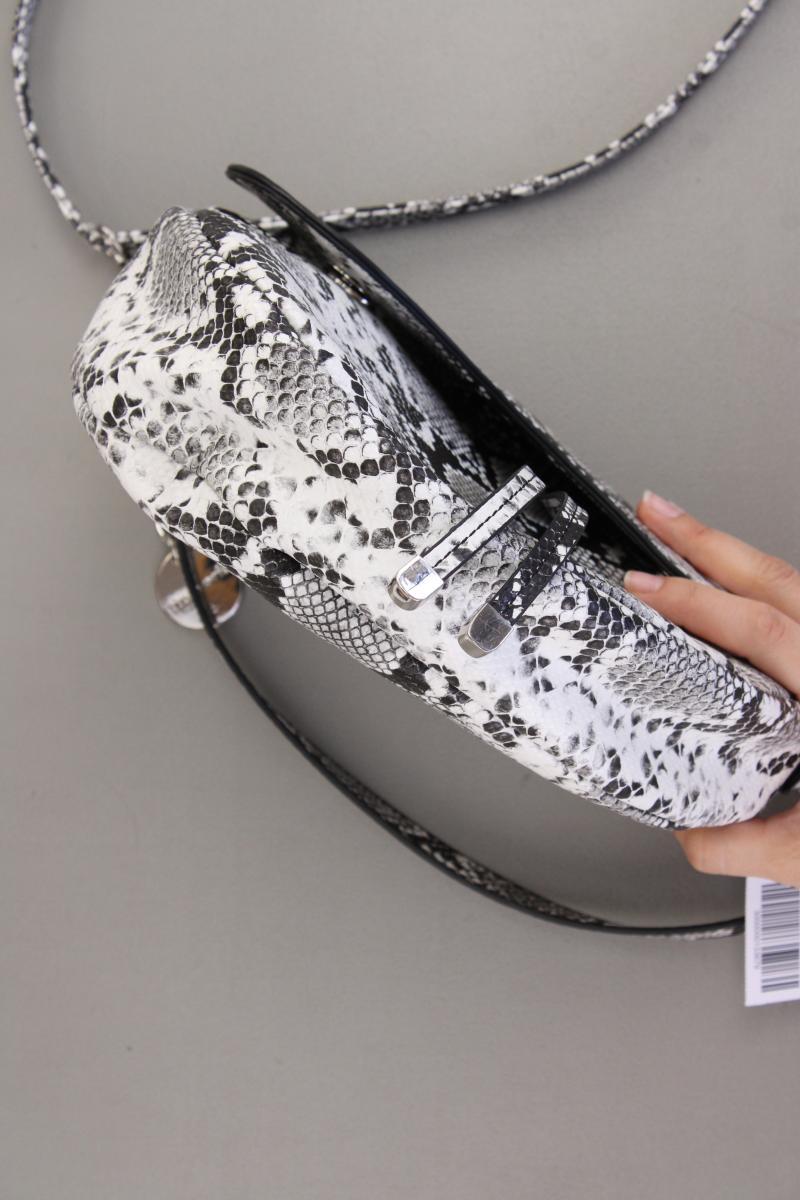 Tamaris Umhängetasche mit Tierdruck grau aus Kunstleder