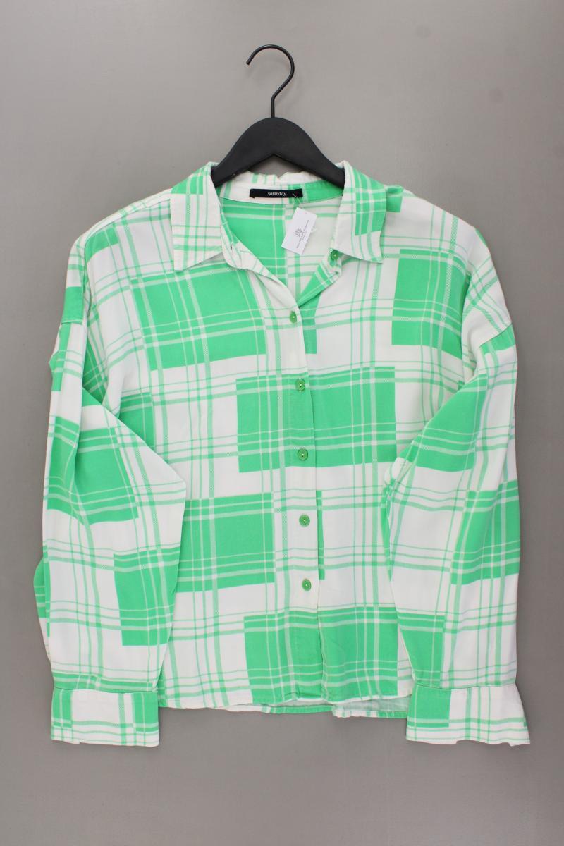 someday. Bluse Modell Zanela Gr. 40 Langarm grün aus Viskose