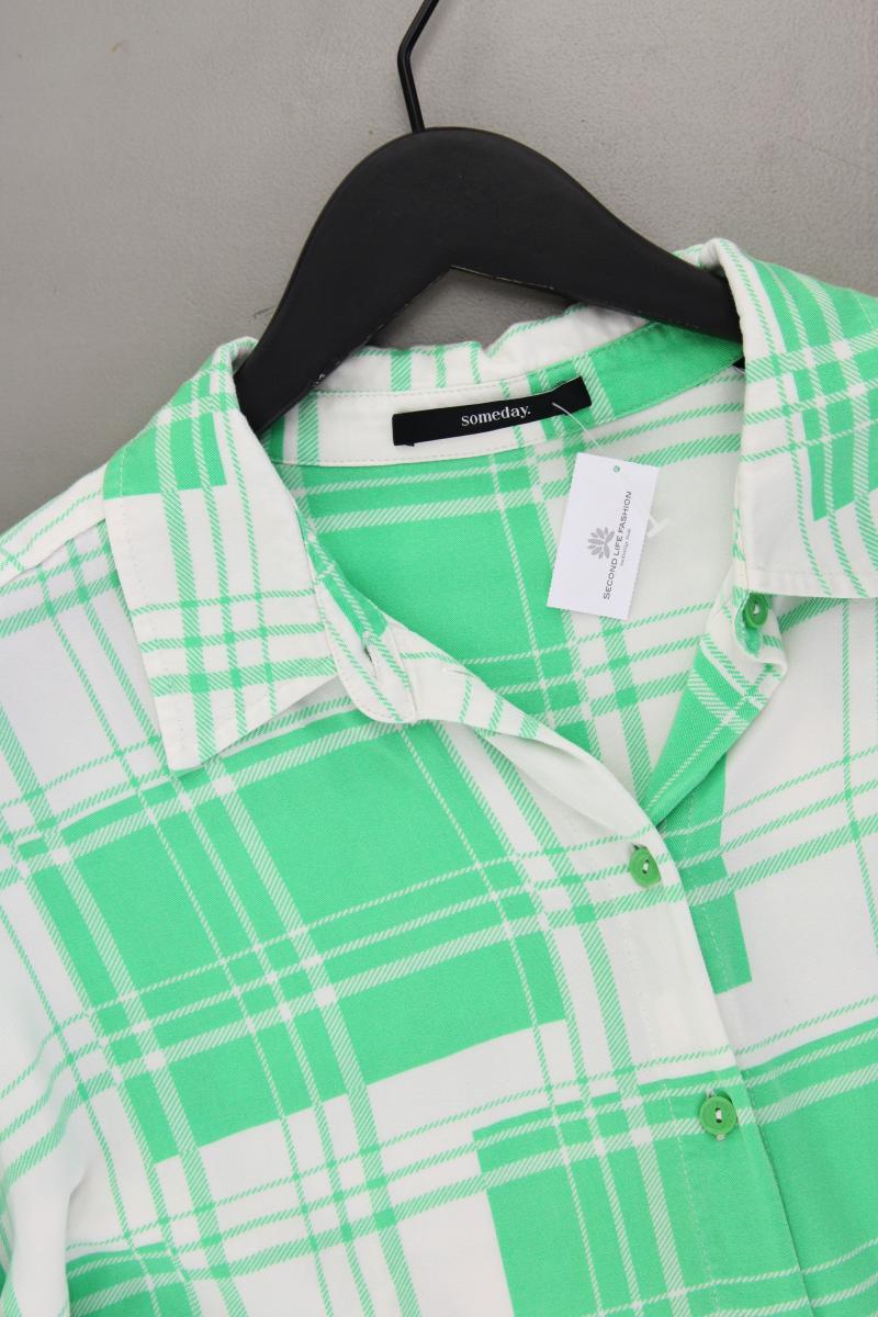 someday. Bluse Modell Zanela Gr. 40 Langarm grün aus Viskose