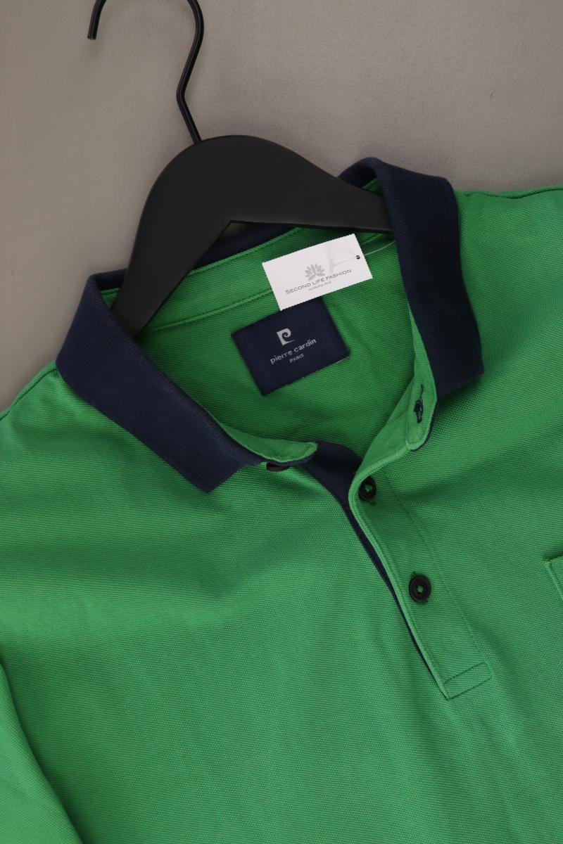 Pierre Cardin Poloshirt für Herren Gr. L Kurzarm grün aus Baumwolle