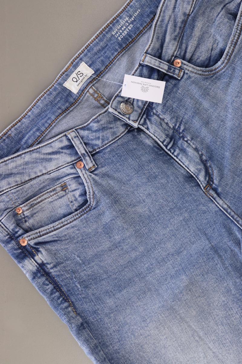 QS by s.Oliver Skinny Jeans Gr. 38 blau aus Baumwolle