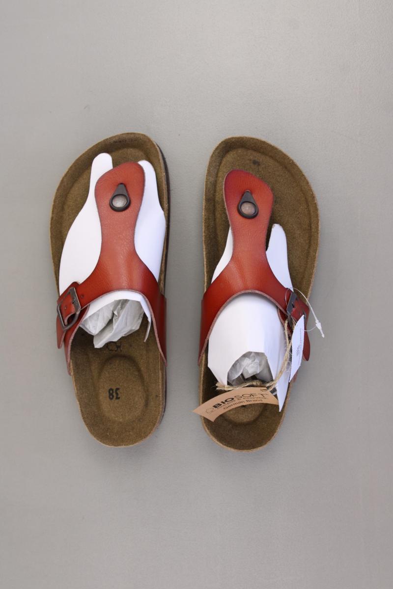 Biosoft Sandalen Gr. 38 neu mit Etikett braun aus Kunstleder