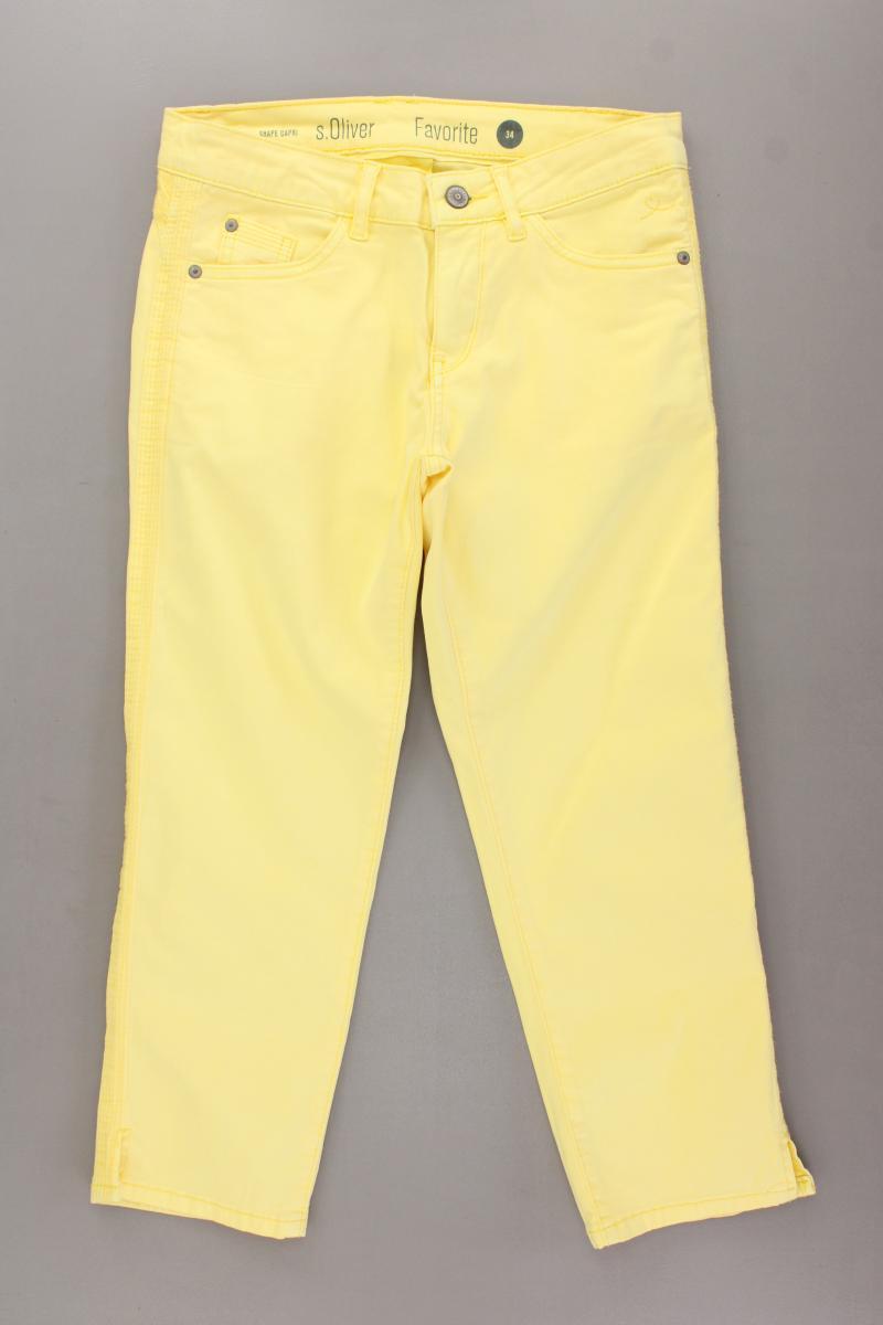 s.Oliver 7/8 Hose Gr. 34 gelb