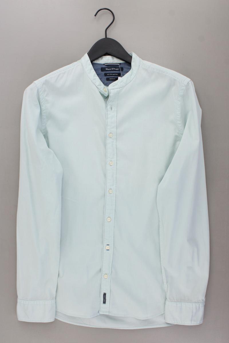 Marc O'Polo Langarmhemd für Herren Gr. Hemdgröße 39/40 blau