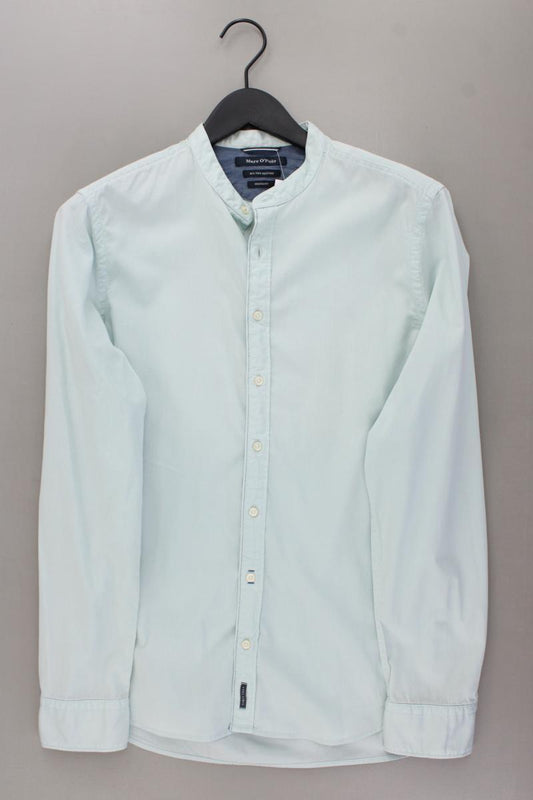 Marc O'Polo Langarmhemd für Herren Gr. Hemdgröße 39/40 blau