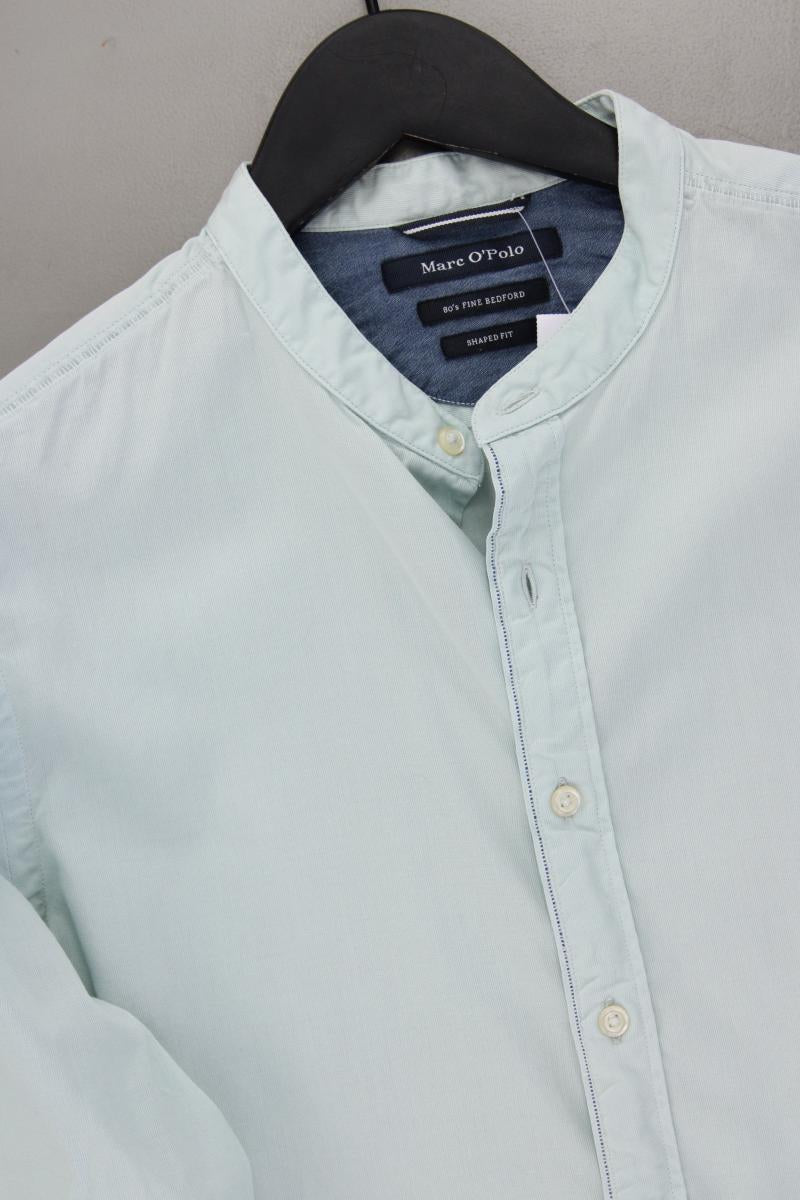 Marc O'Polo Langarmhemd für Herren Gr. Hemdgröße 39/40 blau