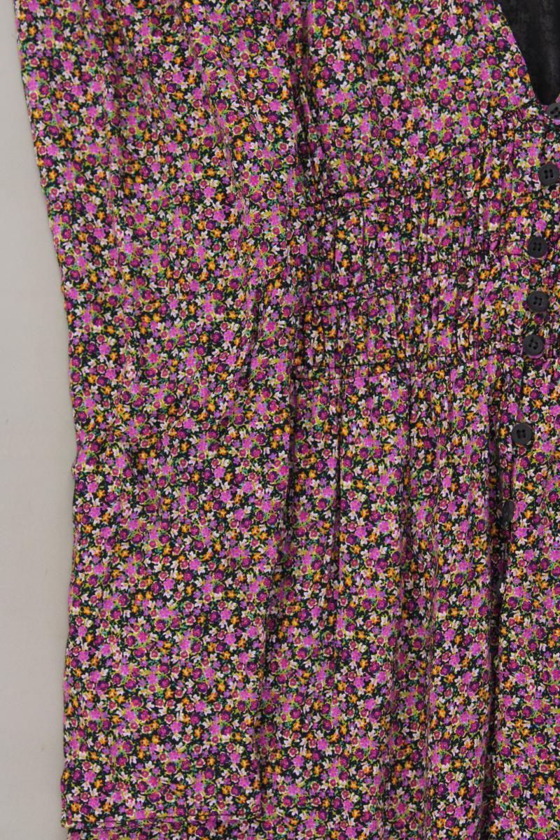 Zara Langarmkleid Gr. L mit Blumenmuster lila
