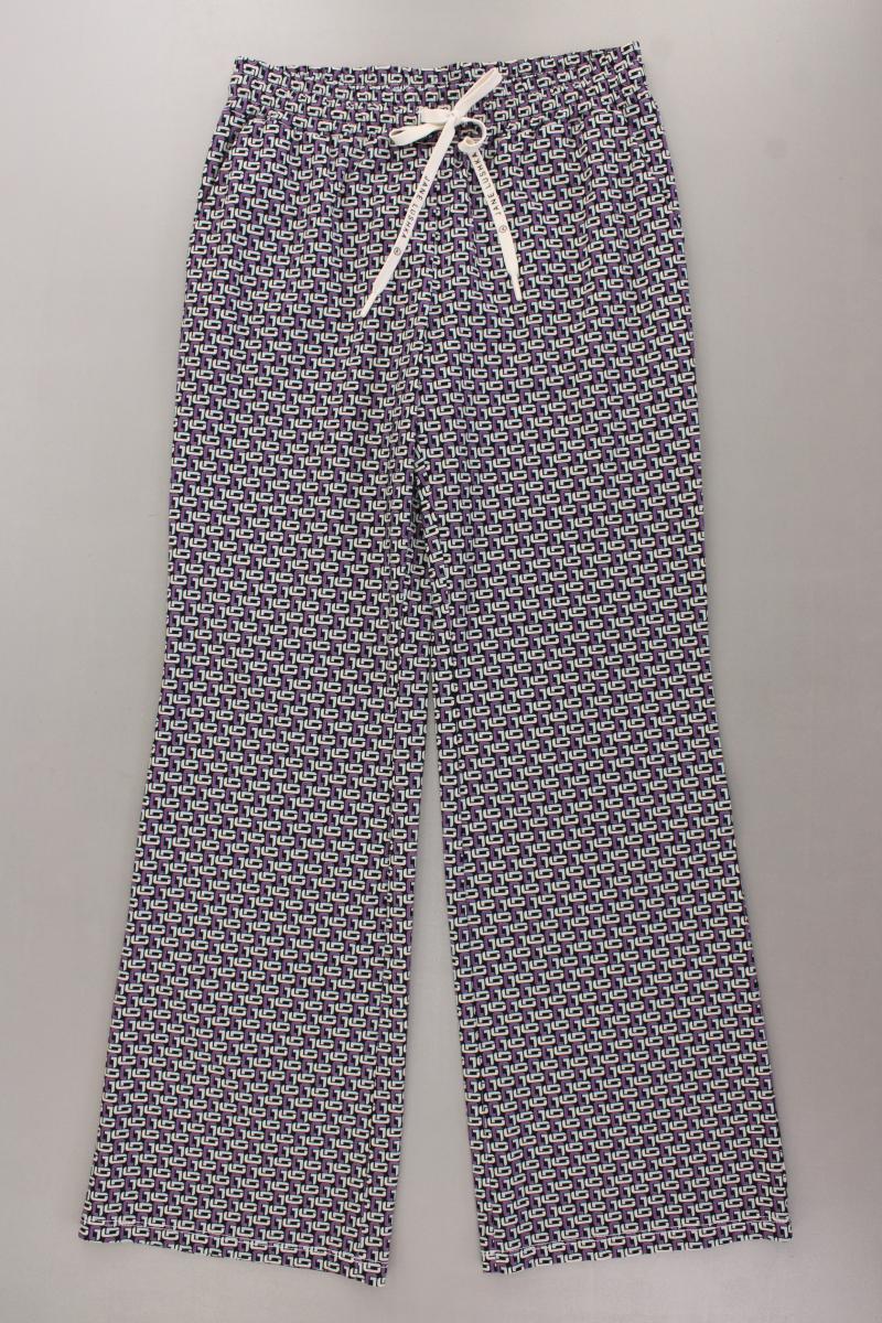 Jane Lushka Stoffhose Gr. S geometrisches Muster neuwertig lila aus Polyamid