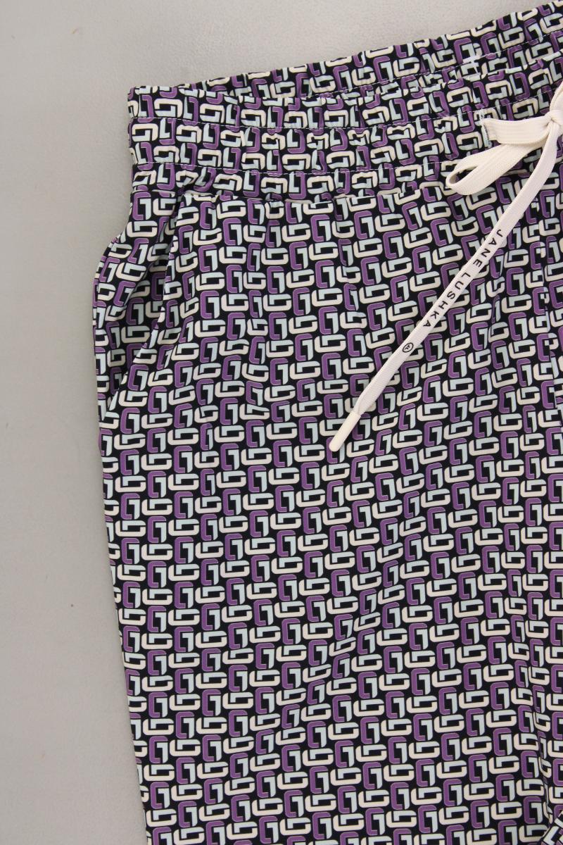 Jane Lushka Stoffhose Gr. S geometrisches Muster neuwertig lila aus Polyamid