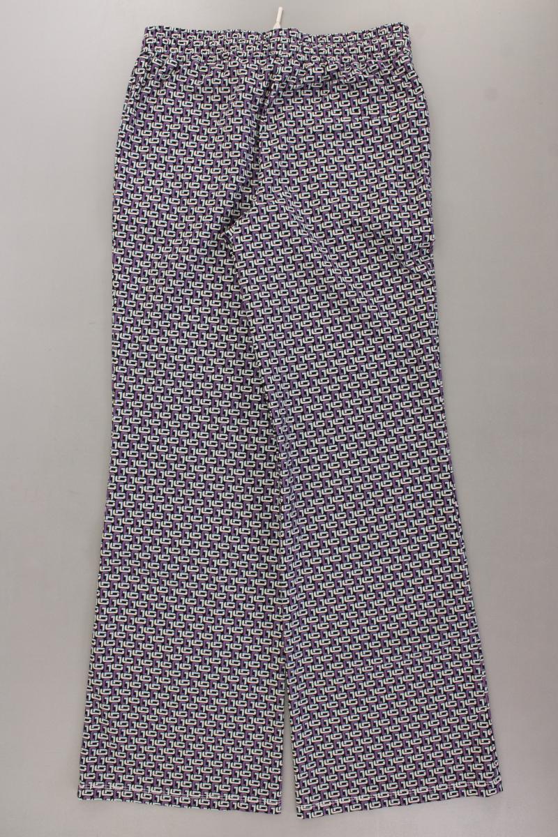 Jane Lushka Stoffhose Gr. S geometrisches Muster neuwertig lila aus Polyamid