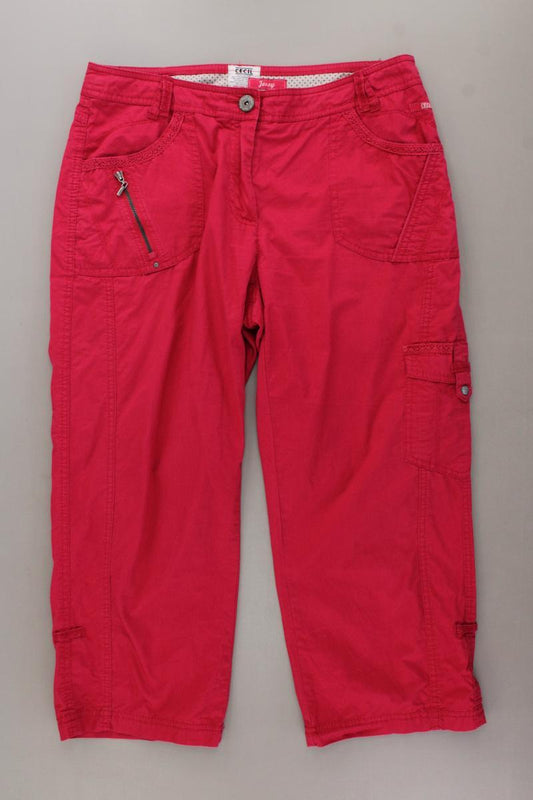 Cecil 7/8 Hose Gr. W30 rot aus Baumwolle