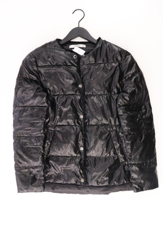 Mango Lange Jacke Gr. M schwarz aus Polyester