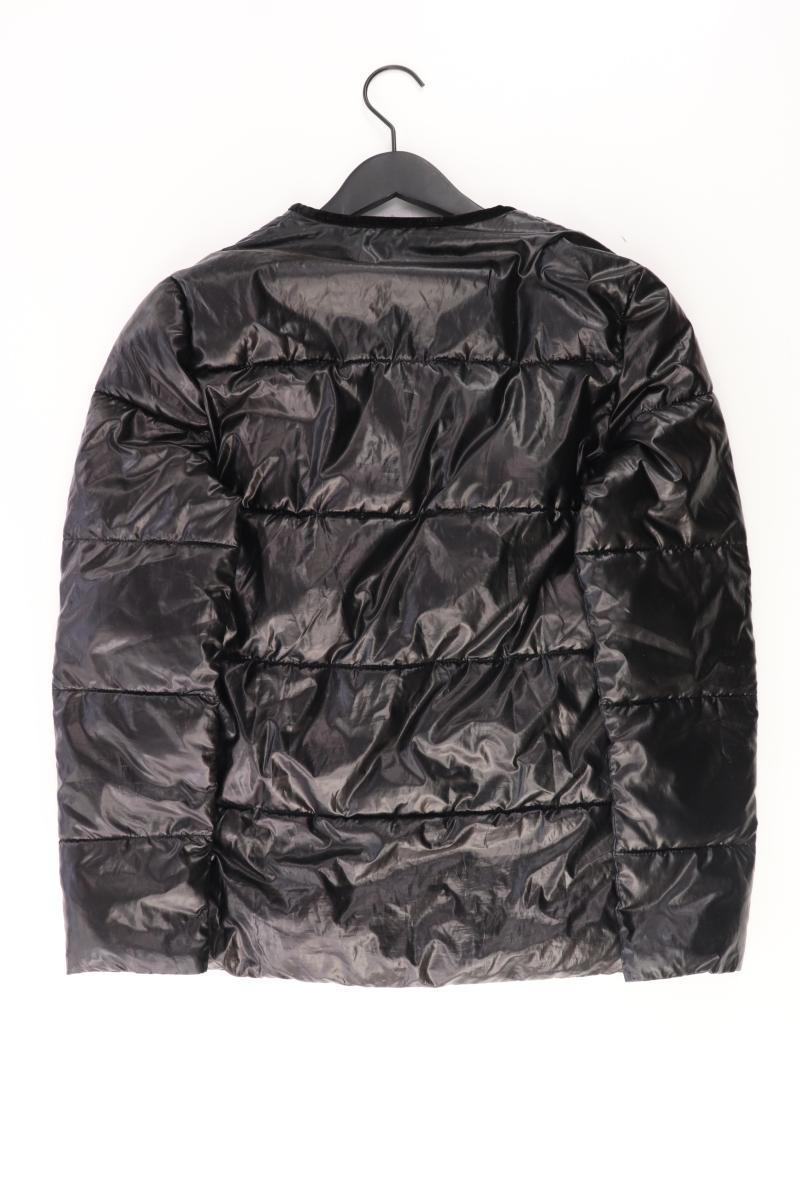 Mango Lange Jacke Gr. M schwarz aus Polyester