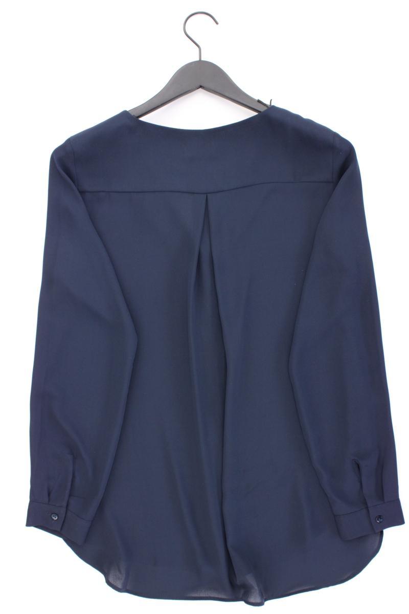 Vila Langarmbluse Gr. L neuwertig blau aus Polyester