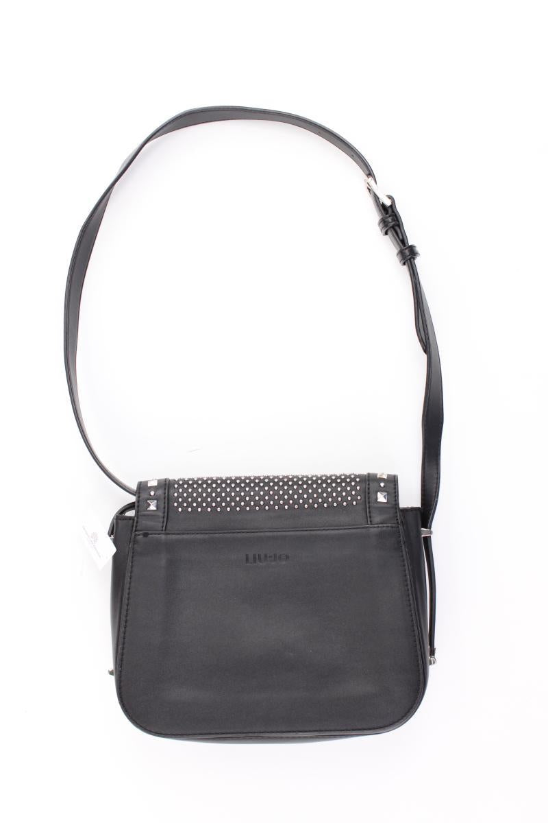 Liu Jo Schultertasche mit Nieten schwarz aus Kunstleder