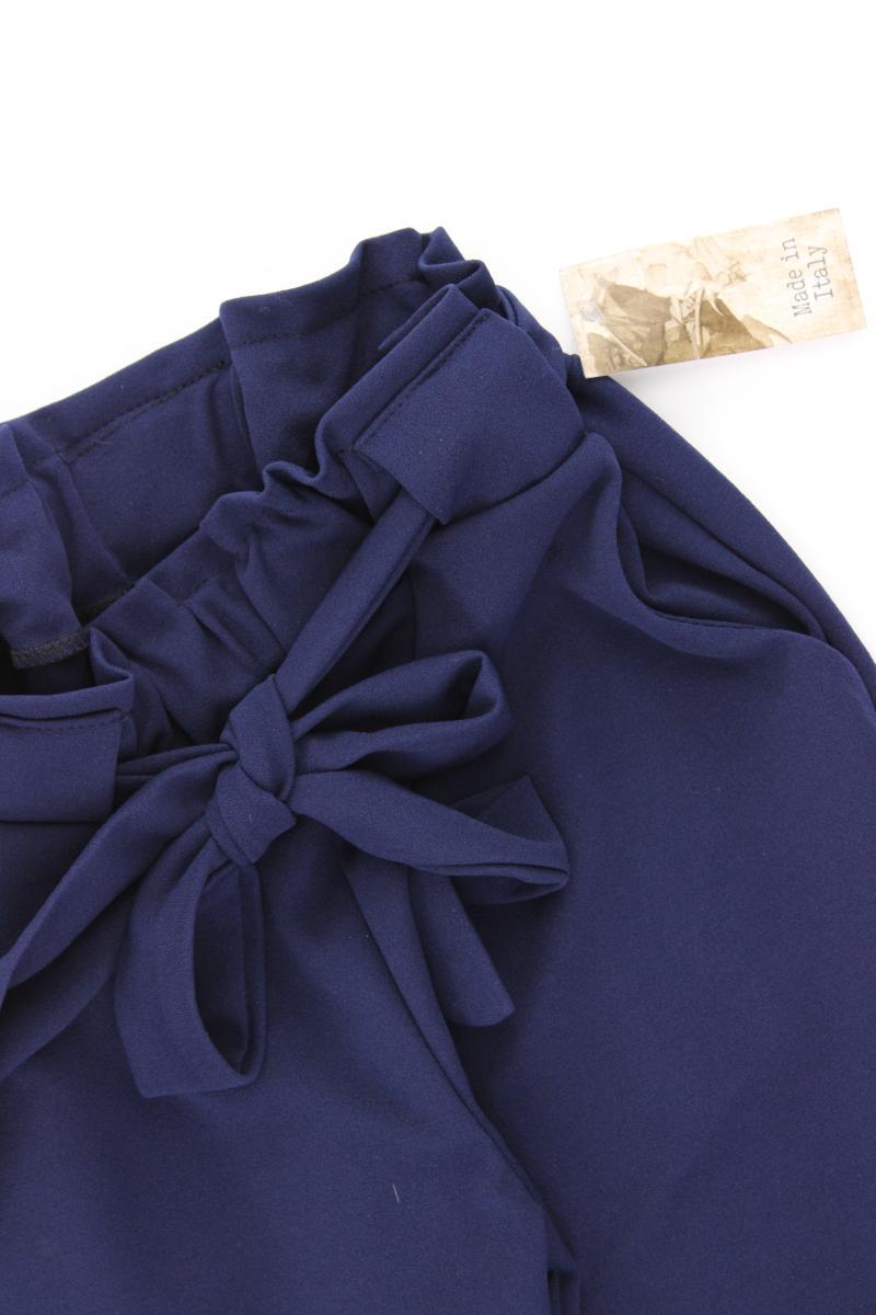 Stoffhose Gr. S neu mit Etikett Neupreis: 22,9€! mit Gürtel blau aus Polyester