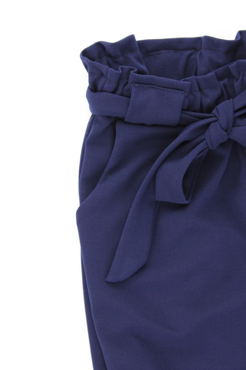 Stoffhose Gr. S neu mit Etikett Neupreis: 22,9€! mit Gürtel blau aus Polyester