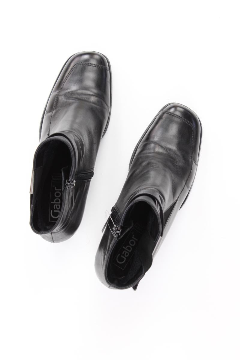 Gabor Stiefeletten Gr. 37,5 schwarz aus Leder