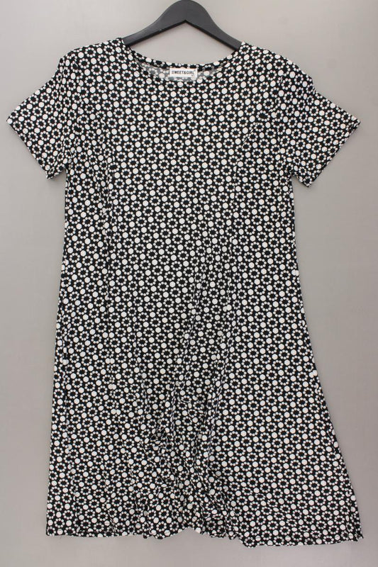 Stretchkleid Gr. M/L Kurzarm schwarz aus Viskose