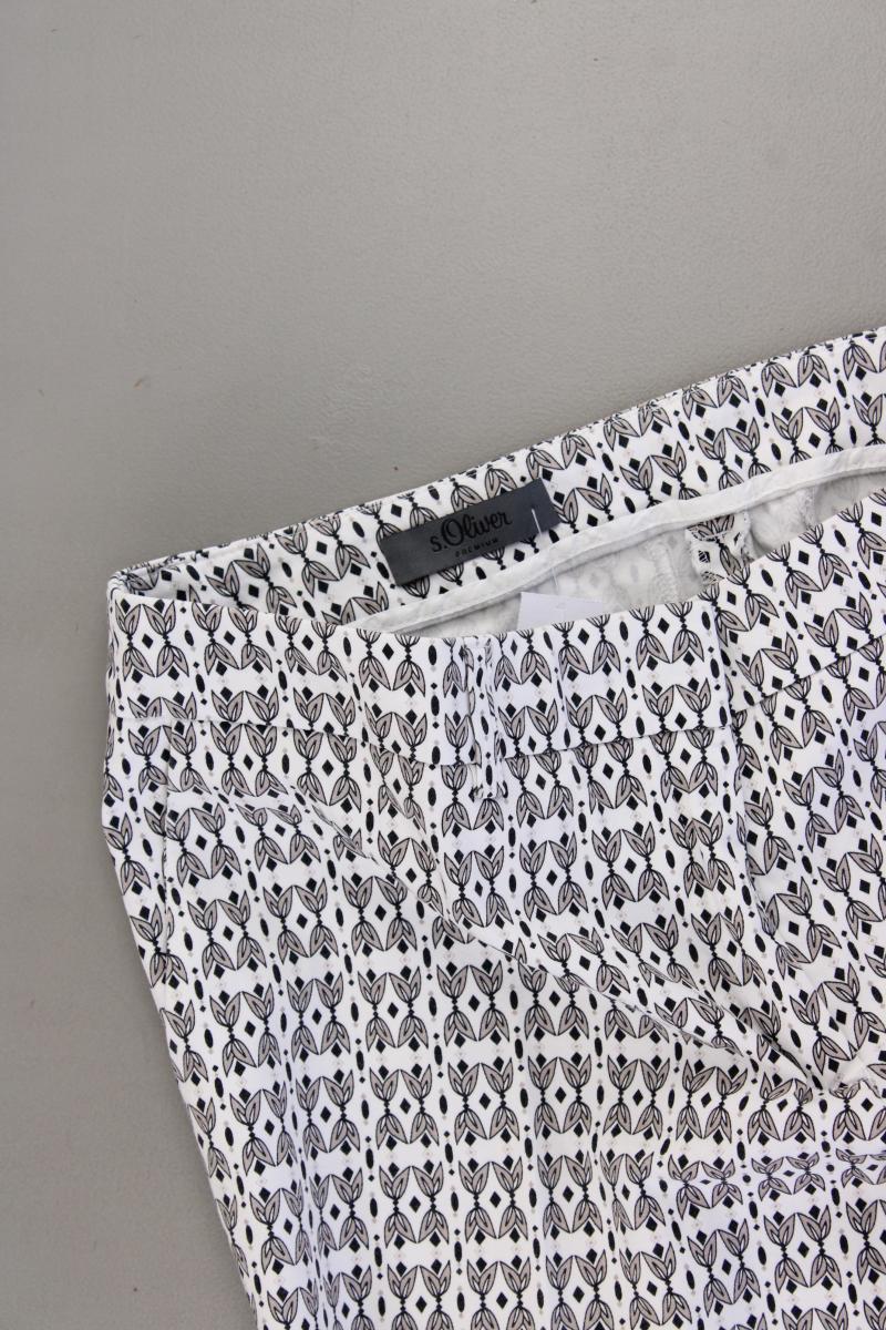 s.Oliver Premium Stoffhose Gr. 38 grau aus Baumwolle