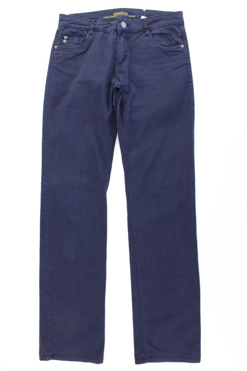 s.Oliver Hose Gr. 38/L34 blau aus Baumwolle