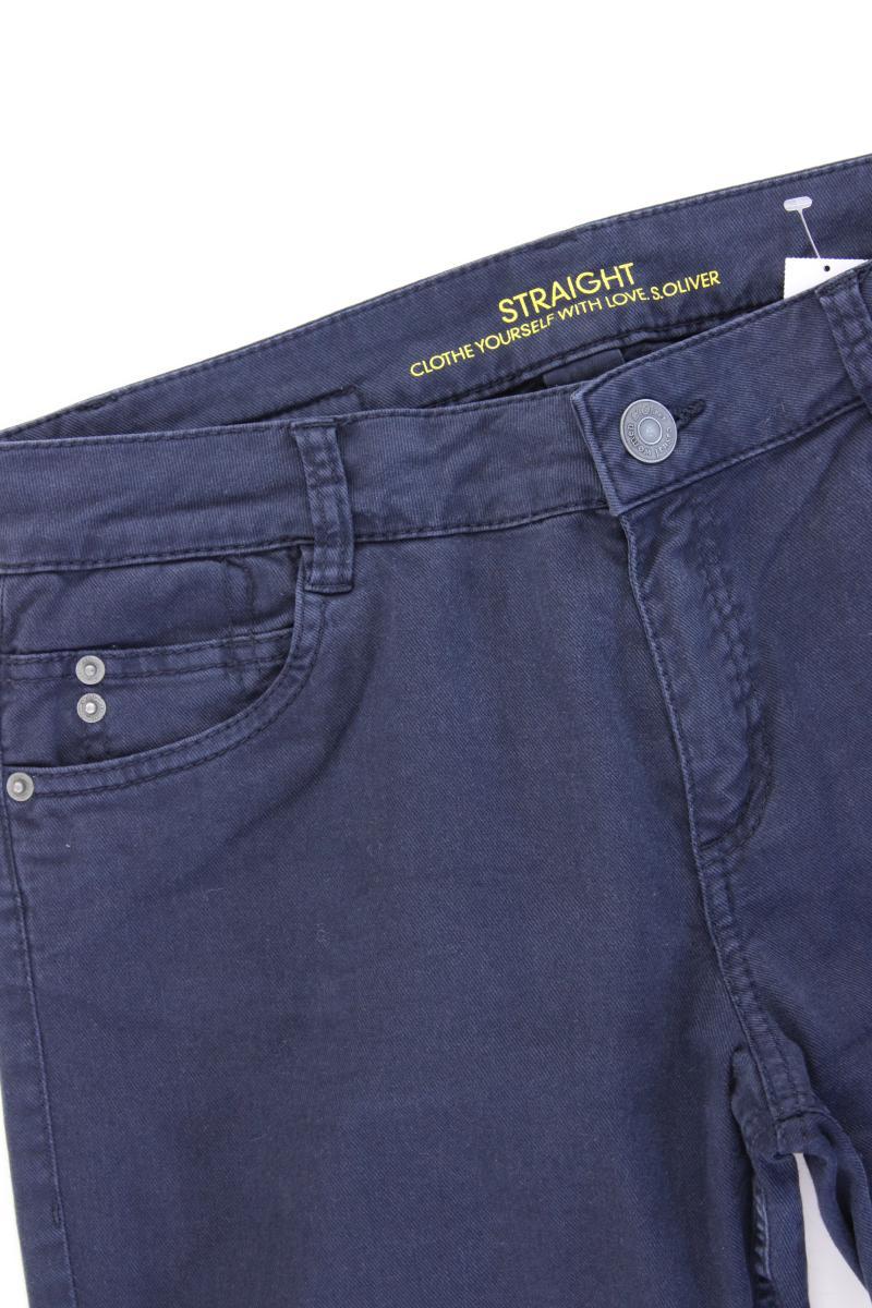 s.Oliver Hose Gr. 38/L34 blau aus Baumwolle