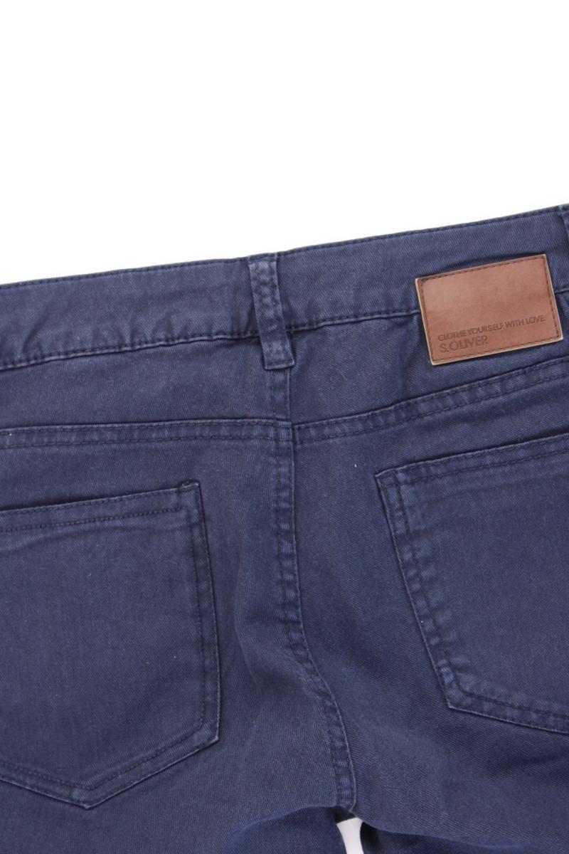 s.Oliver Hose Gr. 38/L34 blau aus Baumwolle