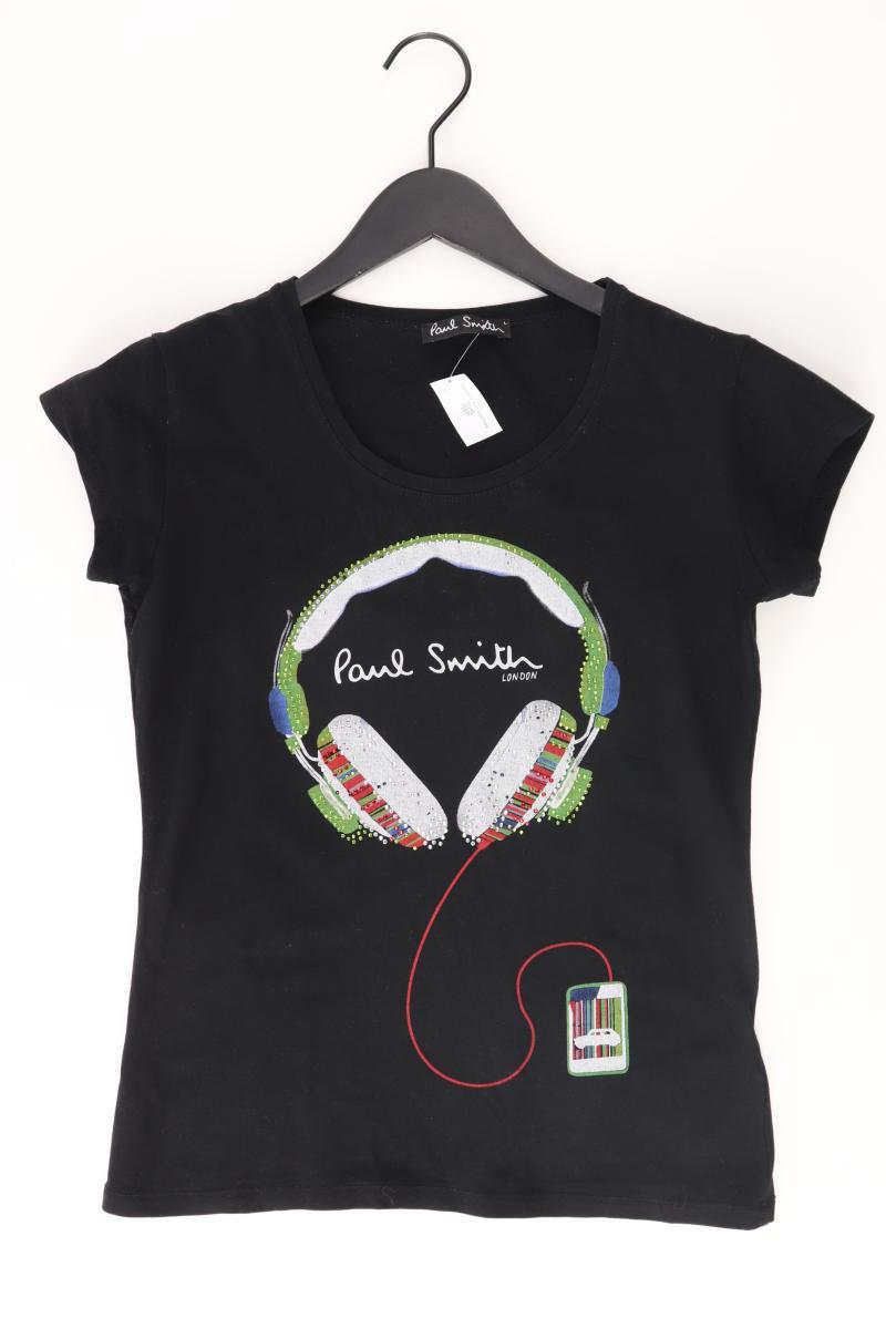 Paul R. Smith Printshirt Gr. L Kurzarm schwarz aus Baumwolle
