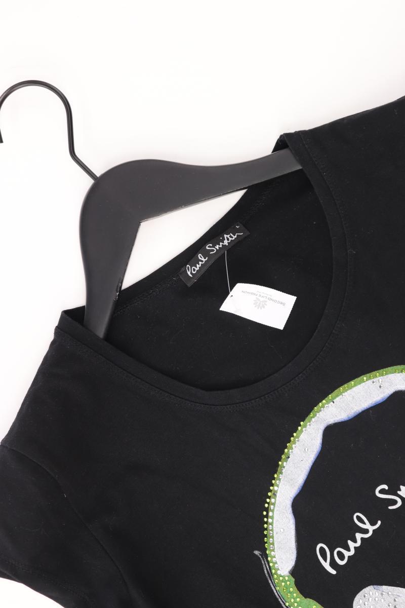 Paul R. Smith Printshirt Gr. L Kurzarm schwarz aus Baumwolle