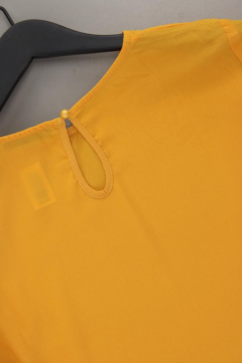 Shein Vokuhila Kleid Gr. M Trompetenärmel gelb aus Polyester