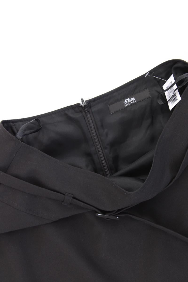 s.Oliver Selection Bleistiftrock Gr. 36 schwarz aus Polyester
