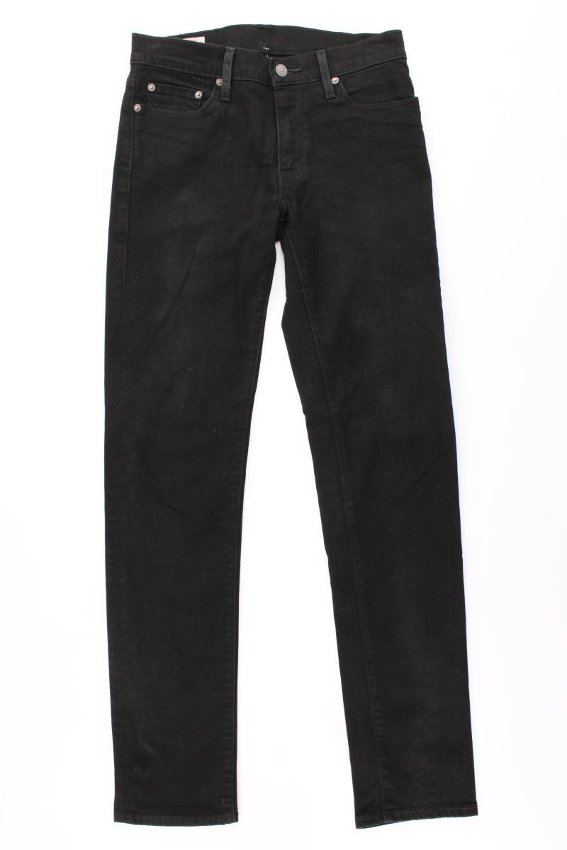 Levi's Slim Jeans für Herren Gr. W29/L34 schwarz aus Baumwolle