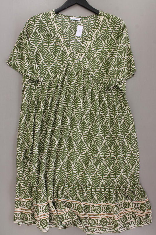 Zabaione Kurzarmkleid Gr. XXL olivgrün