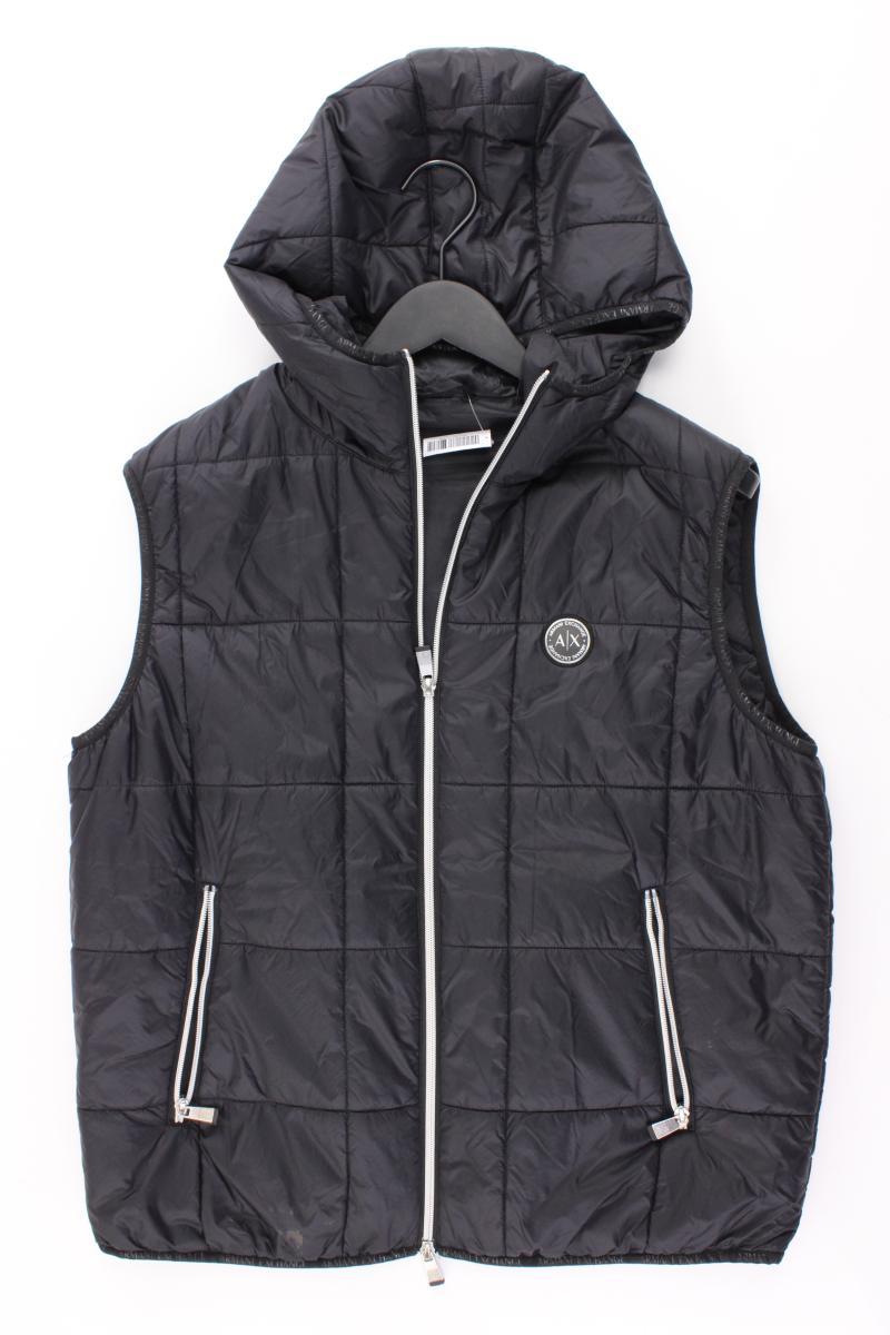 Armani Exchange Kapuzenweste für Herren Gr. L schwarz aus Polyamid