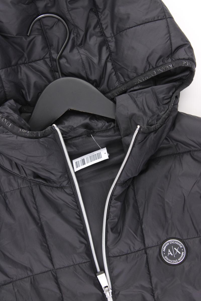 Armani Exchange Kapuzenweste für Herren Gr. L schwarz aus Polyamid