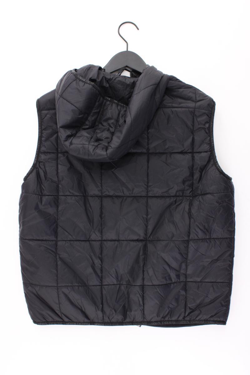 Armani Exchange Kapuzenweste für Herren Gr. L schwarz aus Polyamid