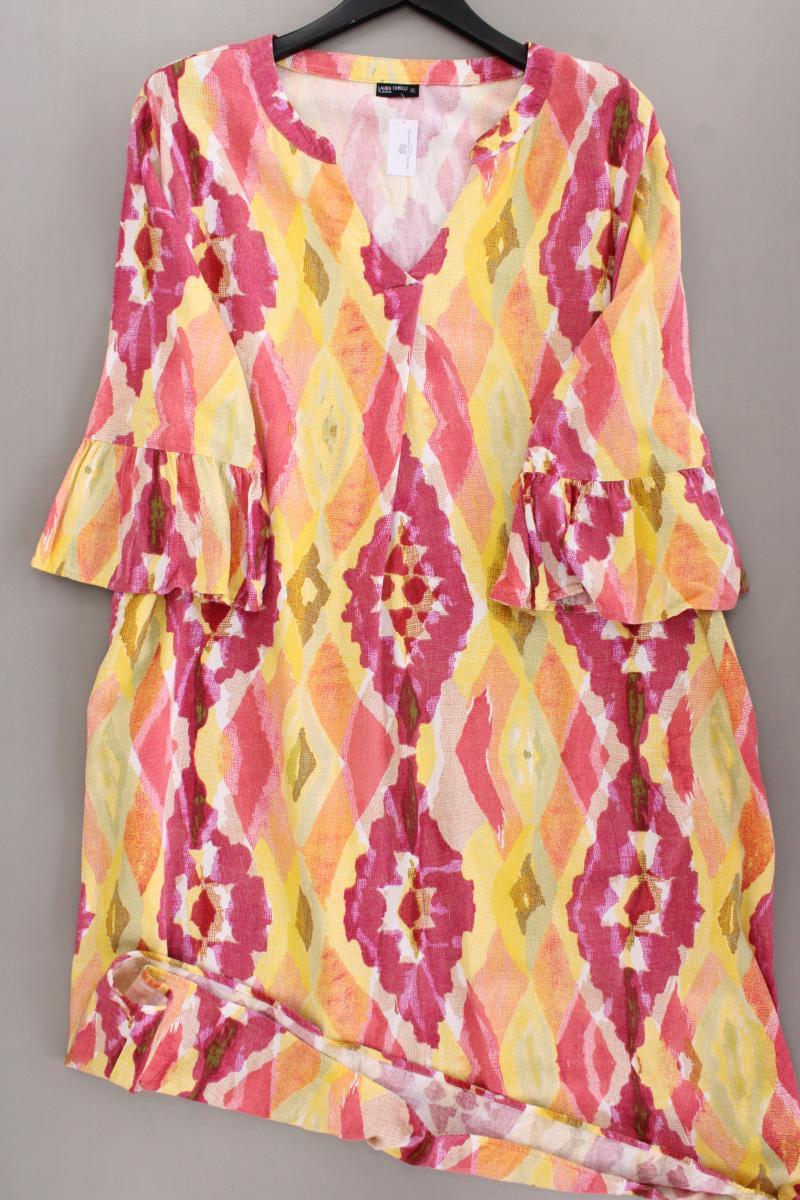 Laura Torelli Kleid Gr. XL 3/4 Ärmel mehrfarbig