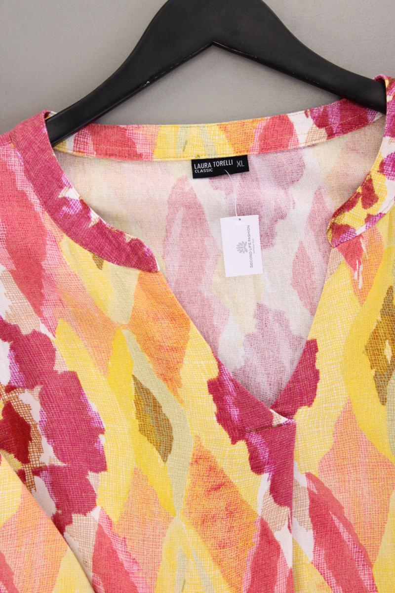 Laura Torelli Kleid Gr. XL 3/4 Ärmel mehrfarbig